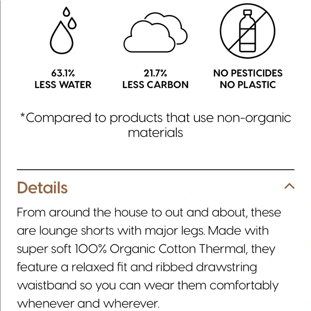 MATE the Label Cream Ribbed Drawstring Shorts - Picture 5 of 13